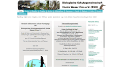 Desktop Screenshot of bsh-natur.de